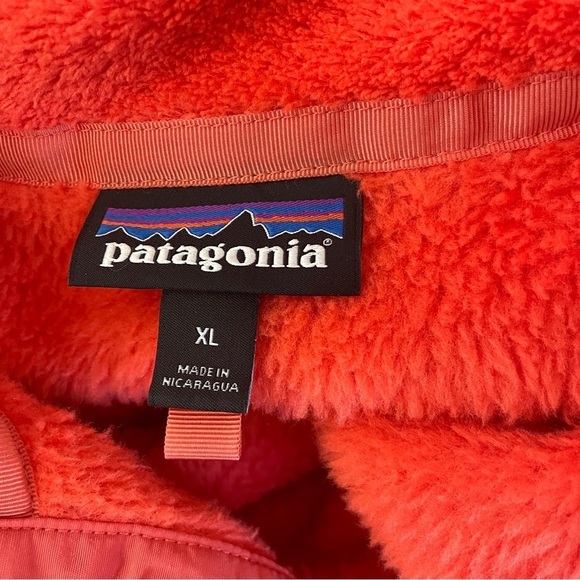 Patagonia Synchilla Fleece Pullover Orange XL Extra Large - Picture 9 of 9